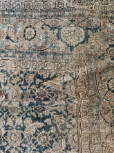 Load image into Gallery viewer, Antique Tabriz 10’7” x 12’