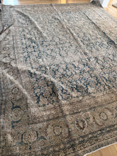 Load image into Gallery viewer, Antique Tabriz 10’7” x 12’