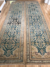Load image into Gallery viewer, {ON HOLD} TWO Antique Malayer Runners 3’2” x 13’