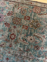 Load image into Gallery viewer, Antique Tabriz 3’ x 12’9”