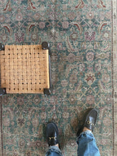 Load image into Gallery viewer, Antique Tabriz 3’ x 12’9”
