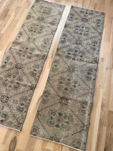Load image into Gallery viewer, Vintage Turkish Twin Runners 1’9” x 6’6”