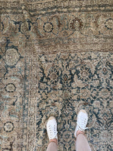 Load image into Gallery viewer, Antique Tabriz 10’7” x 12’