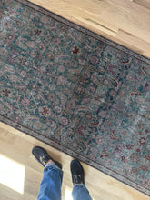 Load image into Gallery viewer, Antique Tabriz 3’ x 12’9”