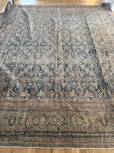 Load image into Gallery viewer, Antique Tabriz 10’7” x 12’