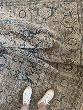 Load image into Gallery viewer, Antique Tabriz 10’7” x 12’