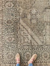 Load image into Gallery viewer, Antique Tabriz 9’ x 12’