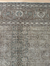 Load image into Gallery viewer, Antique Tabriz 8’8” x 12’