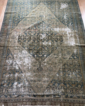Load image into Gallery viewer, Antique Tabriz 4’6” x 6’3” Scatter Rug