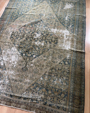 Load image into Gallery viewer, Antique Tabriz 4’6” x 6’3” Scatter Rug