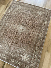 Load image into Gallery viewer, Vintage Persian Scatter Rug 3’6” x 4’8”