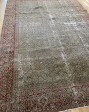Load image into Gallery viewer, Semi-antique Designer Area Rug #140 7’2” x 9’5”