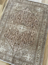 Load image into Gallery viewer, Vintage Persian Scatter Rug 3’6” x 4’8”