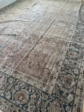 Load image into Gallery viewer, {ON HOLD} Vintage Tabriz 11’ x 14’8”