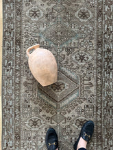 Load image into Gallery viewer, Antique Heriz 2’11” x 9’1”