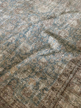 Load image into Gallery viewer, Designer Large Antique Area Rug 9’1” x 12’4” #111