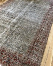 Load image into Gallery viewer, Semi-antique Designer Area Rug #140 7’2” x 9’5”