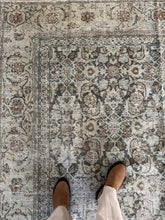 Load image into Gallery viewer, {ON HOLD} Antique Tabriz 7’7” x 10” 6”