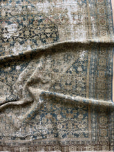 Load image into Gallery viewer, Antique Tabriz 4’6” x 6’3” Scatter Rug