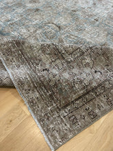 Load image into Gallery viewer, Designer Large Antique Area Rug 9’1” x 12’4” #111