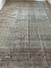 Load image into Gallery viewer, Antique Tabriz 9’7” x 12’10”