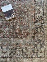 Load image into Gallery viewer, Antique Designer Large Area Rug 10’ x 13’8”