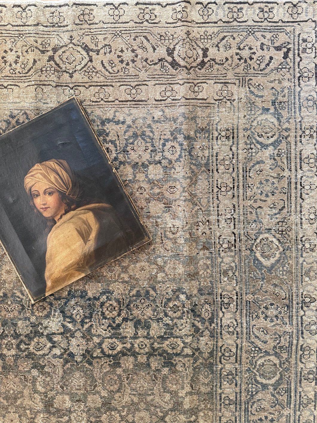 Antique Tabriz 4’7” x 5’11”