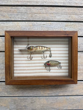 Load image into Gallery viewer, Framed Vintage Fishing Lures Set 102
