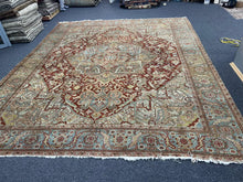 Load image into Gallery viewer, {Custom Order} Antique Heriz 11’6” x 13’7”
