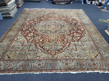 Load image into Gallery viewer, {Custom Order} Antique Heriz 11’6” x 13’7”
