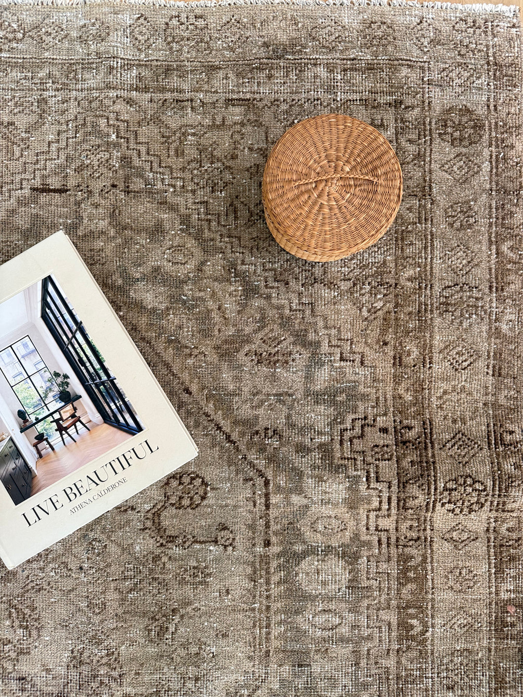 {ON HOLD} Antique Tabriz 3’2” x 4’5”