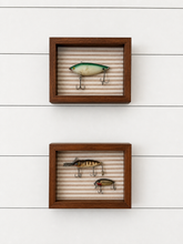 Load image into Gallery viewer, Framed Vintage Fishing Lures Set 102
