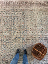 Load image into Gallery viewer, Antique Tabriz 9’5” x 12’4”
