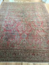 Load image into Gallery viewer, Antique Tabriz 9’3” x 11’7”
