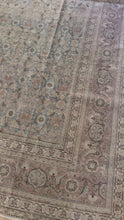 Load and play video in Gallery viewer, Antique Tabriz 9’5” x 12’4”
