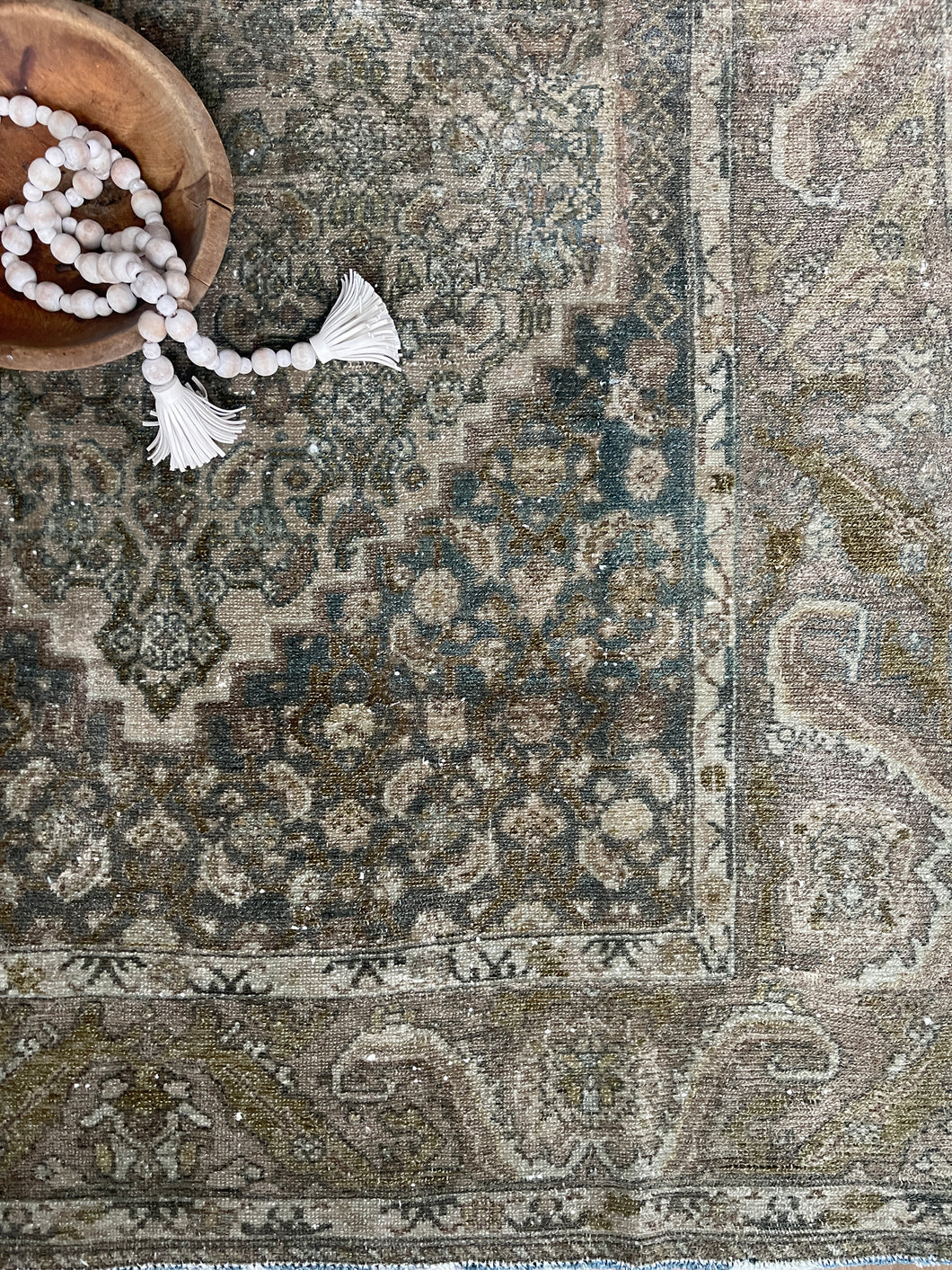 Antique Scatter Rug Malayer 4’2” x 6’7”